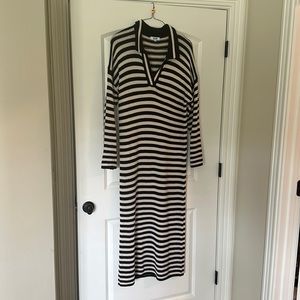 525 Stripe polo dress